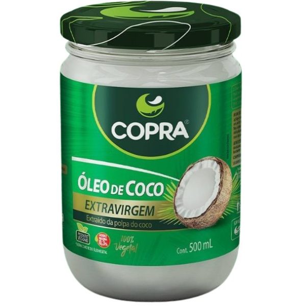 OLEO DE COCO EXTRA VIRGEM COPRA 500ML